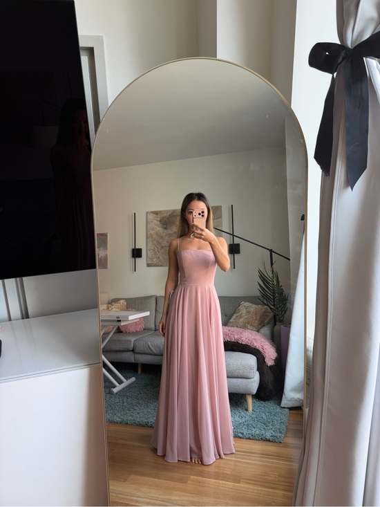 Jenny Yoo Dresses & Skirts - Jenny Yoo Strapless Dusty Rose Maxi Gown